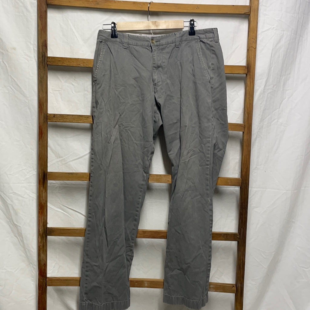 Gray Canvas Slacks